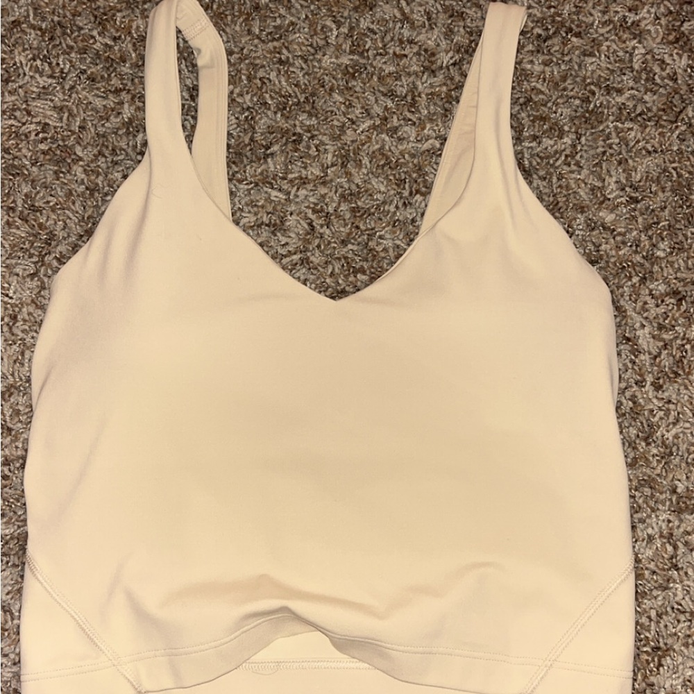 lululemon athletica Cream Tank Top